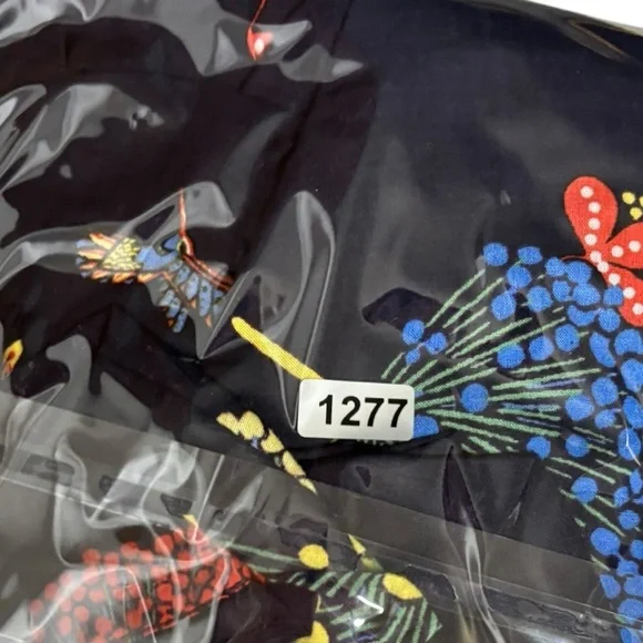 Loft Hummingbird Floral Lightweight Open Front Oversized Flowy Top Size XS/S - Picture 9 of 9